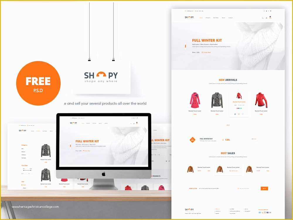 Shopping Site Template Free Download Of E Merce Shopping Website Template Free Psd Download Psd
