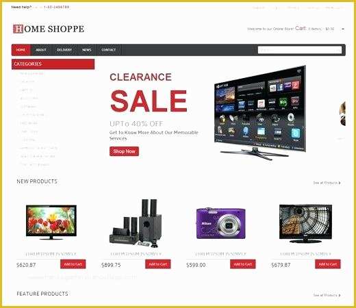 Shopping Site Template Free Download Of Free Retail Website Templates Download Store Template