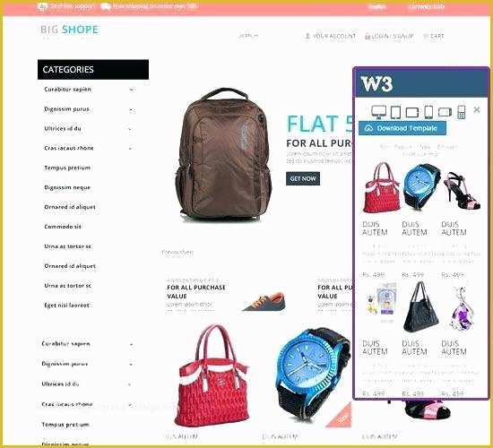Shopping Site Template Free Download Of Line Shopping Website Templates From Store Template
