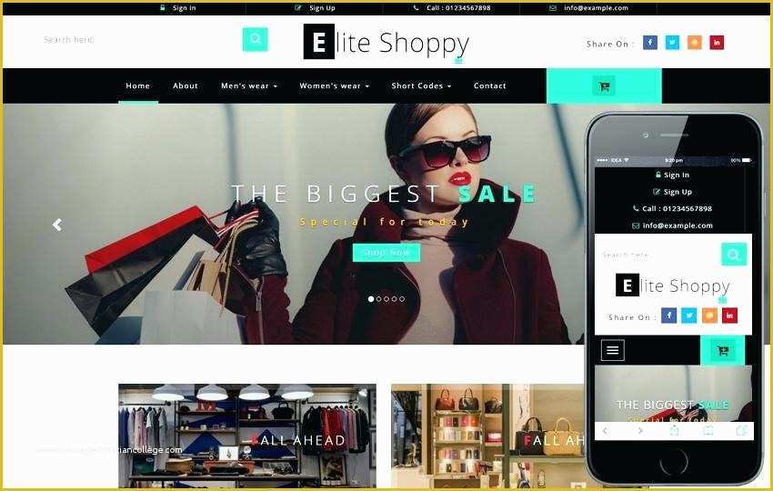 Shopping Site Template Free Download Of Line Shopping Website Templates From Store Template