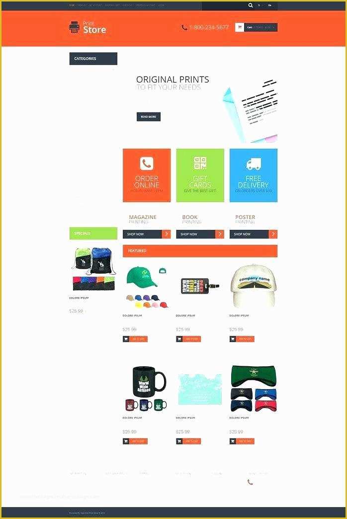 Shopping Site Template Free Download Of Printing Pany Website Template Custom Website Design