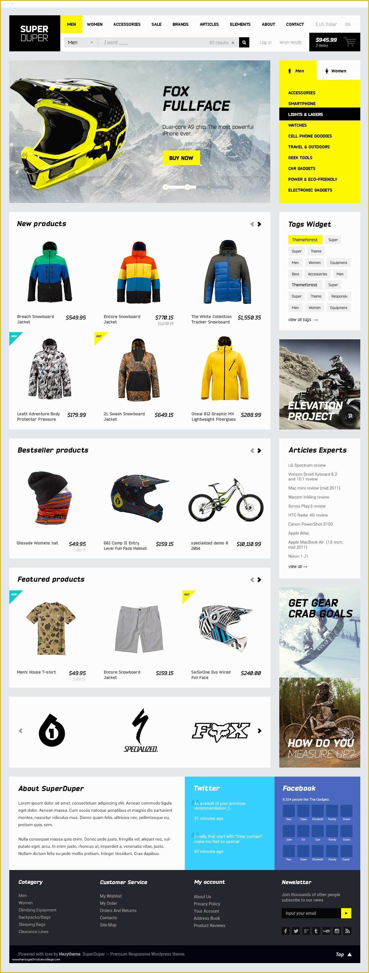Shopping Site Template Free Download Of Sportswear Shopping Website Psd Template Download