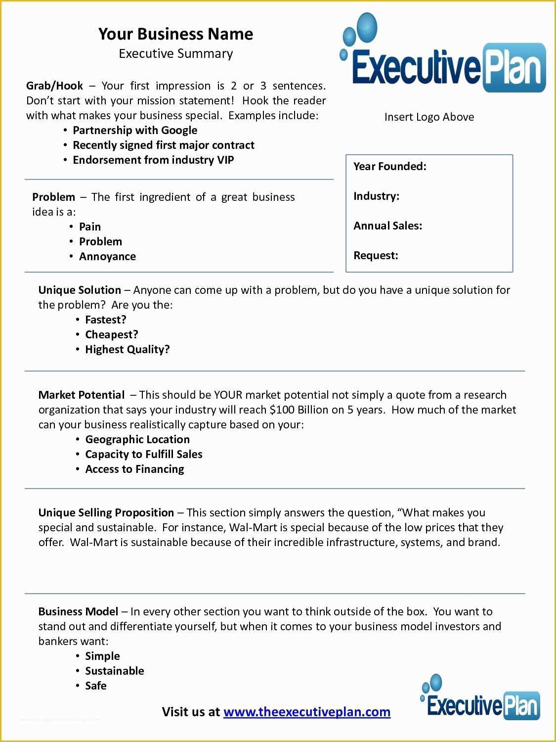 Short Business Plan Template Free Of Short Business Plan Template Beepmunk