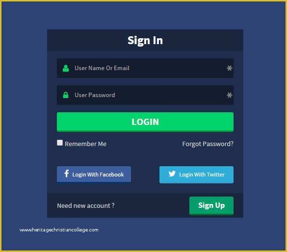 Sign Up form Template HTML Css Free Download Of 15 Free HTML5 & Css3 Login forms Download