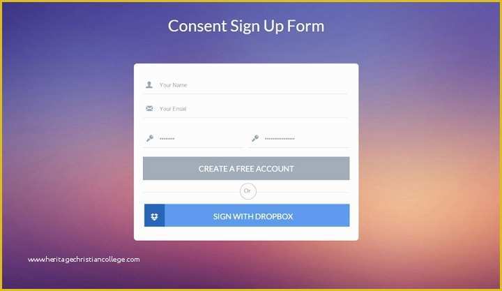Sign Up form Template HTML Css Free Download Of 18 Sign Up form Templates Register Profile Newsletter