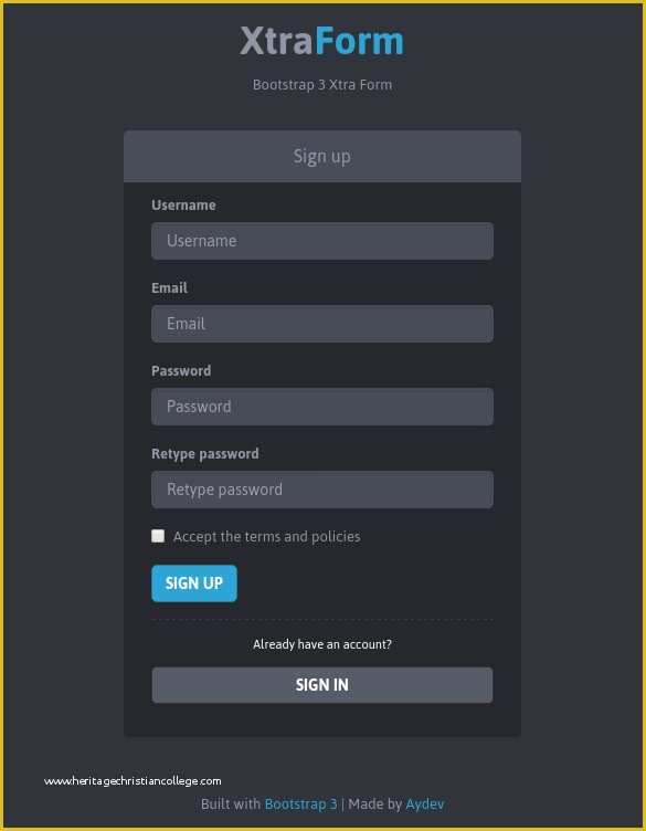 Sign Up form Template HTML Css Free Download Of 19 HTML5 Signup & Registration forms – Free HTML Css