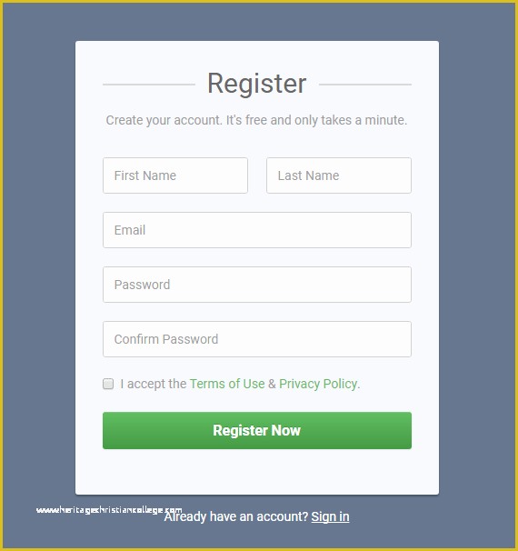 Sign Up form Template HTML Css Free Download Of Bootstrap Registration form Template
