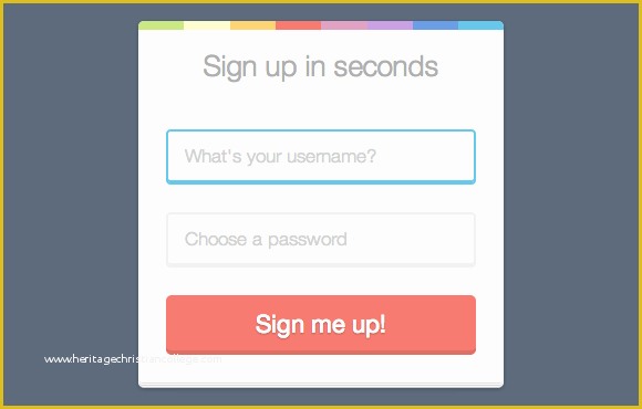 Sign Up form Template HTML Css Free Download Of Sign Up form HTML Css