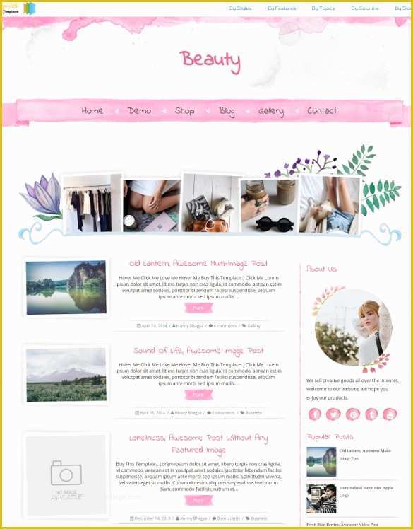 Simple Blogger Templates Free Of 30 Graphy Blog themes & Templates