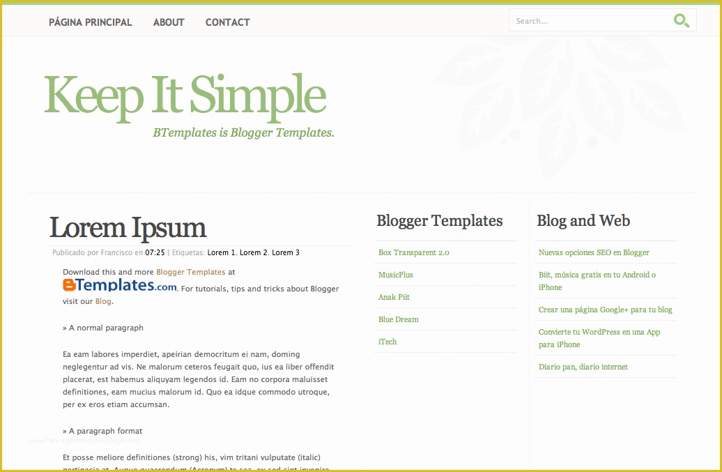 Simple Blogger Templates Free Of 8 Free Blogger Templates Worth Exploring