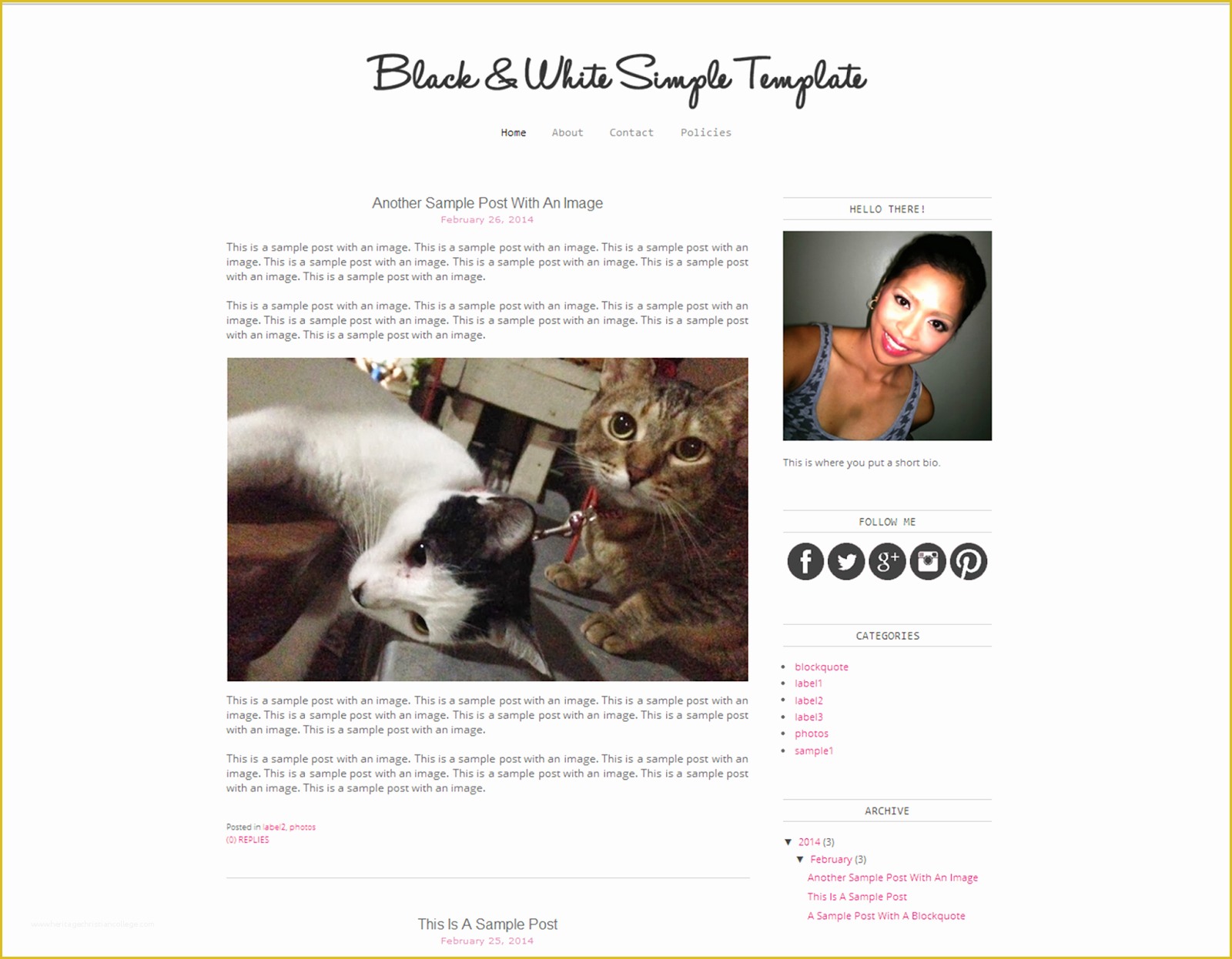 Simple Blogger Templates Free Of Color It You Blog Design and Tips Blogger Template