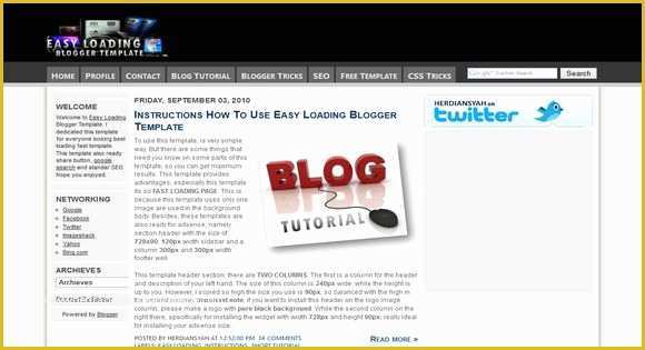 Simple Blogger Templates Free Of Easy Loading Blogger Template 2014 Free Download