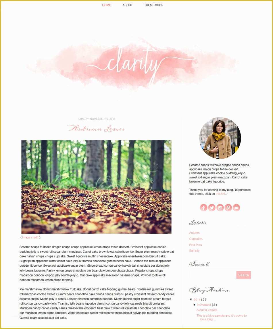 Simple Blogger Templates Free Of Premade Blogger Template Simple and Clean Blog by Skyandstars