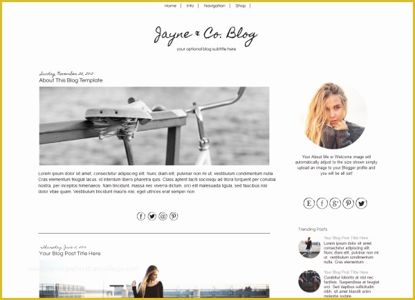 Simple Blogger Templates Free Of Simple Blogger Template Black &amp; White Blogger Template