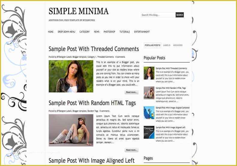Simple Blogger Templates Free Of Simple Minima Blogger Template 2014 Free Download