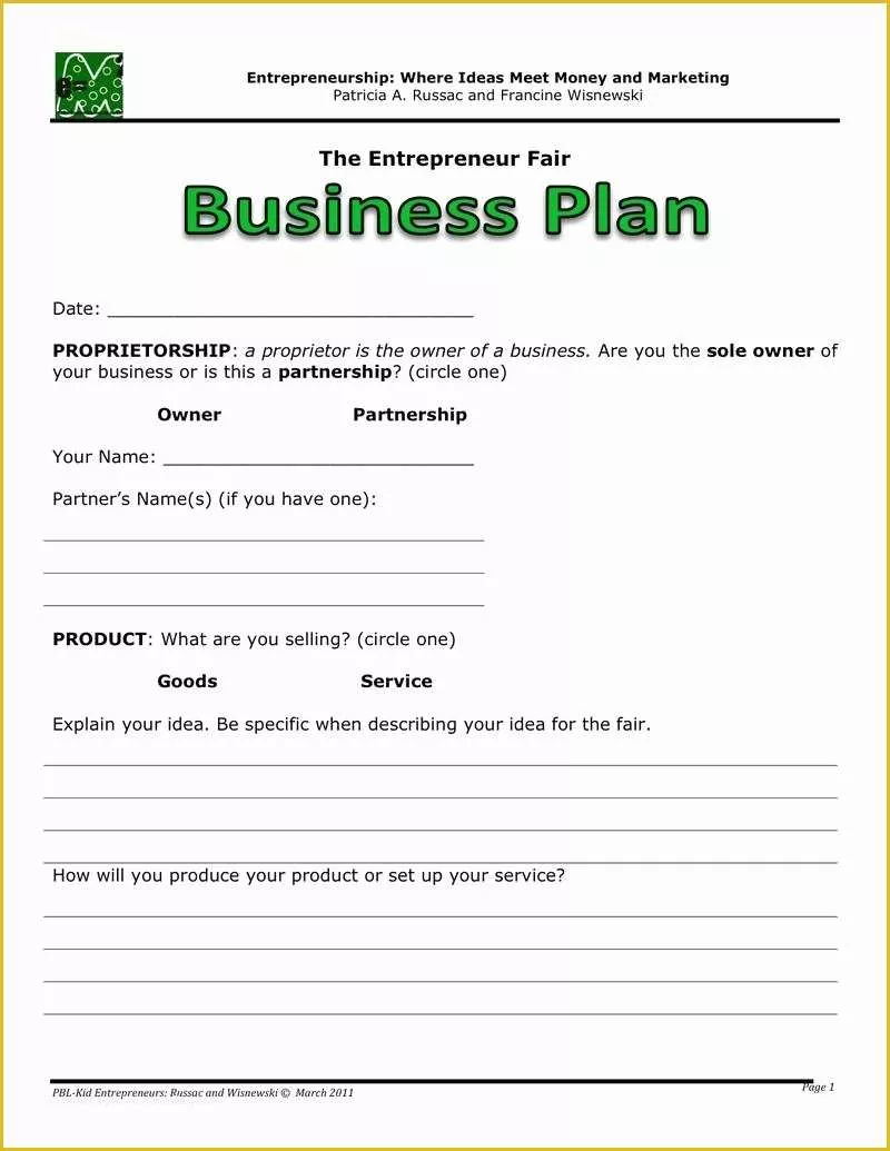 Simple Business Plan Template Free Of Easy Business Plan Template Beepmunk