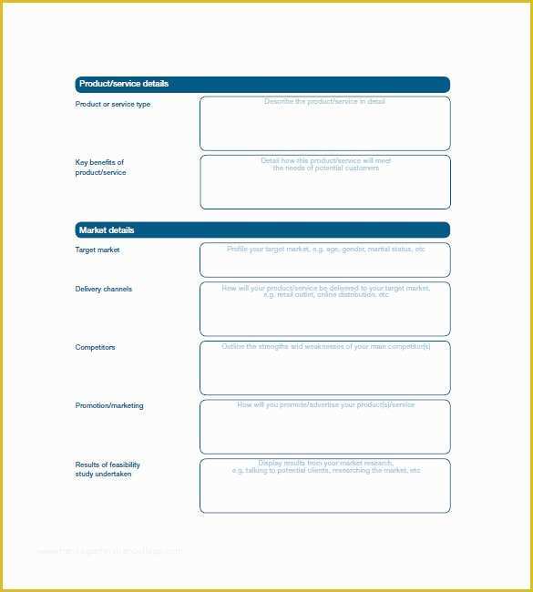 Simple Business Plan Template Free Of Simple Business Plan Template – 20 Free Sample Example