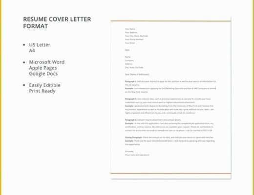 Simple Cover Letter Template Free Of 51 Simple Cover Letter Templates Pdf Doc