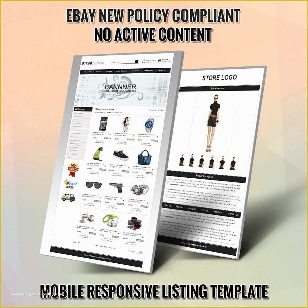 Simple Ebay Templates Free Of attractive Ebay Shop Templates and Listing Auction