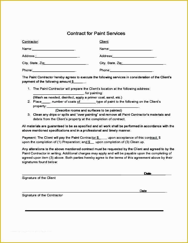 Simple Employment Contract Template Free Of Employment Contract