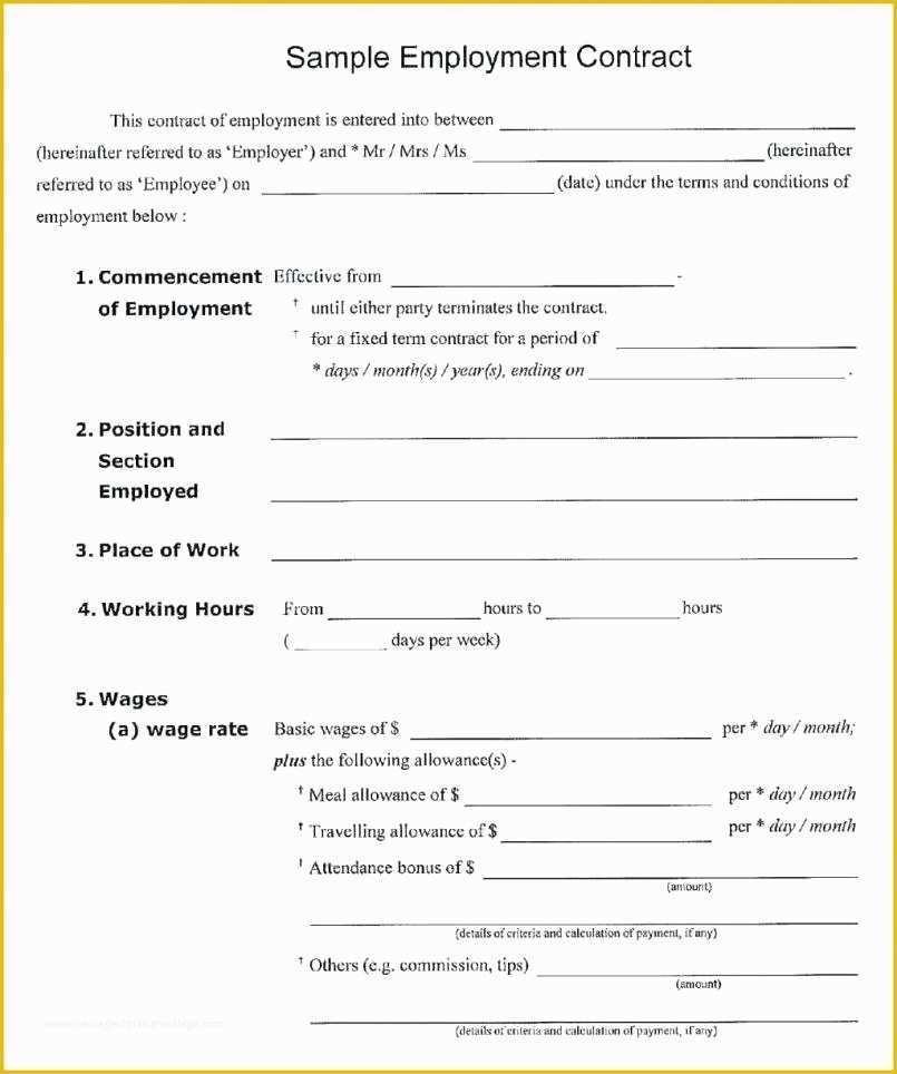 Simple Employment Contract Template Free Of Loan Agreement Between Employer and Employee Staff