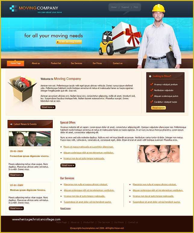 Simple HTML Templates Free Download Of Free Microsoft Frontpage Website 