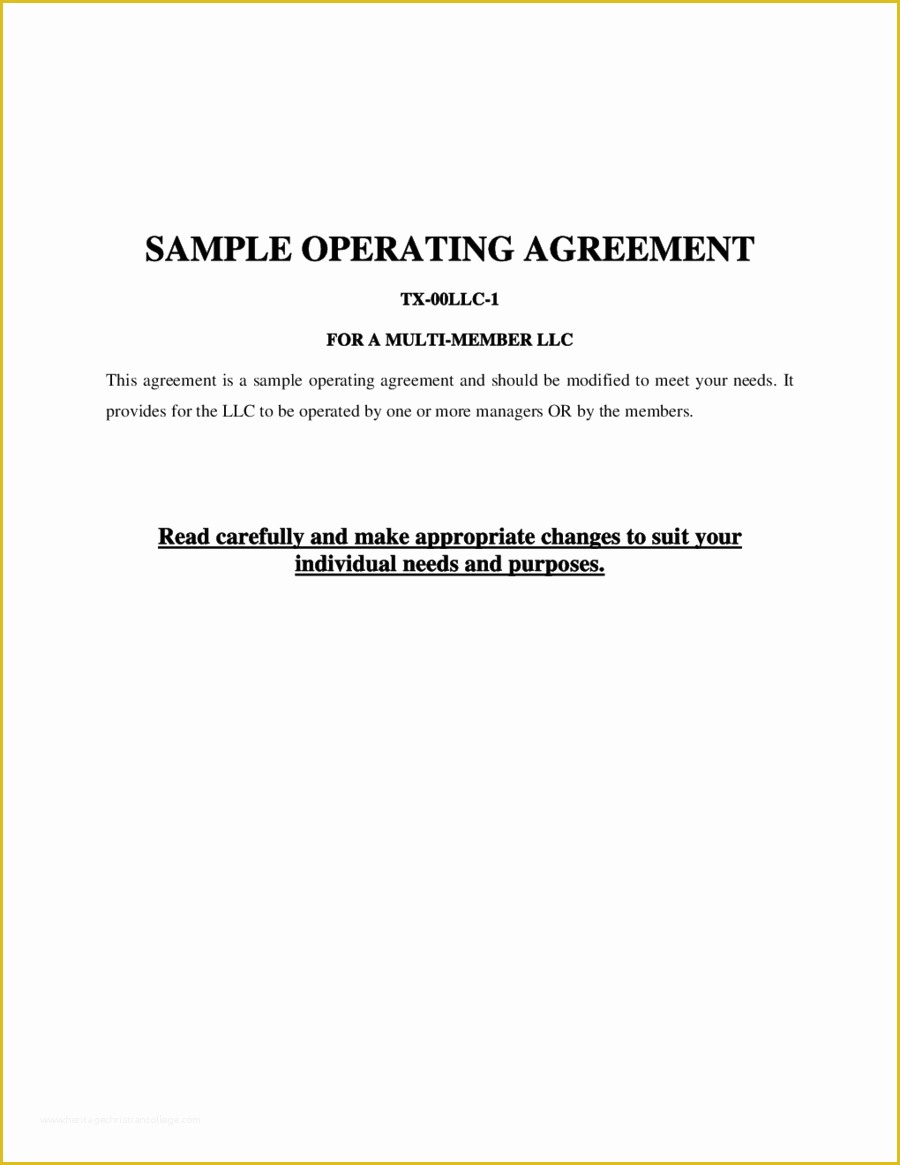Simple Llc Operating Agreement Template Free Of 2019 Llc Operating Agreement Template Fillable