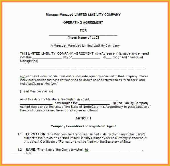 Simple Llc Operating Agreement Template Free Of 3 Multi Member Llc Operating Agreement Template