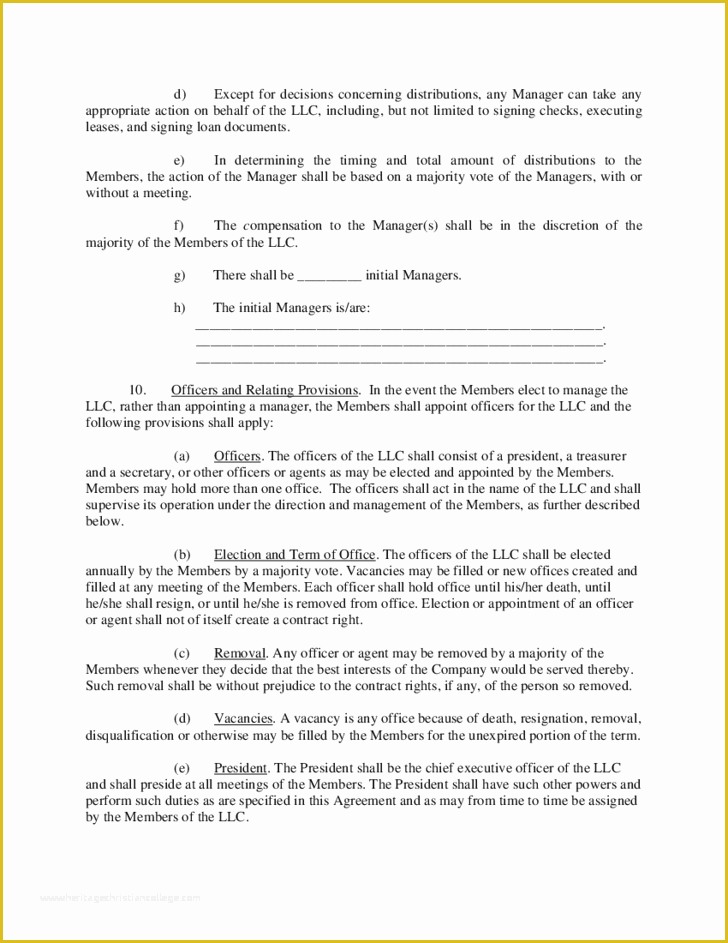 Simple Llc Operating Agreement Template Free Of Operating Agreement