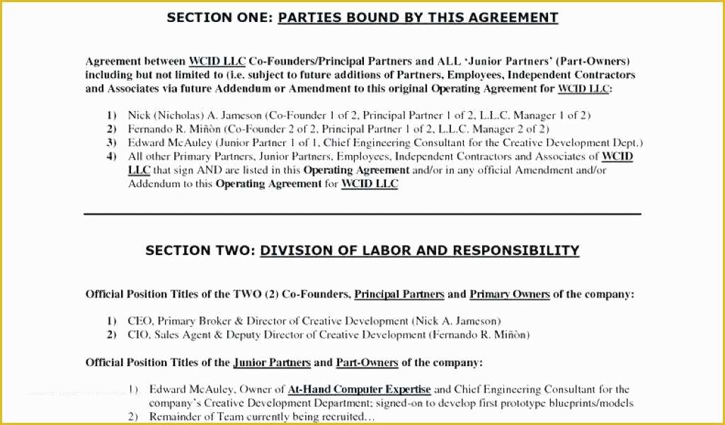 Simple Llc Operating Agreement Template Free Of S Corp Operating Agreement World Congress Templates for