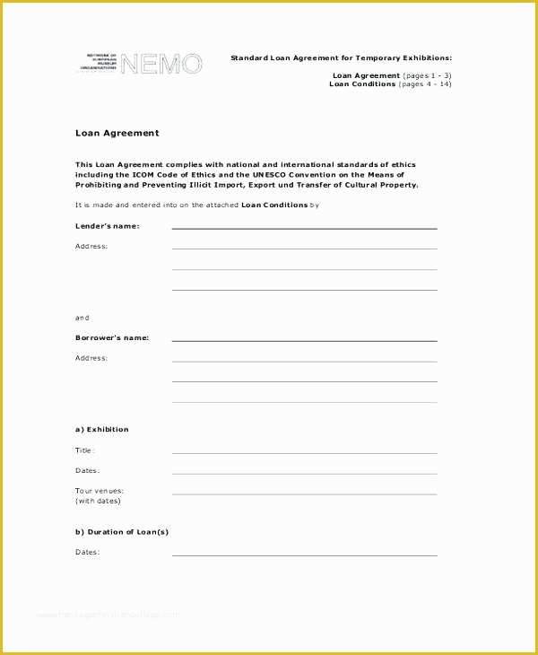 Simple Loan Agreement Template Free Of Agreement Template format Simple Loan Related Post