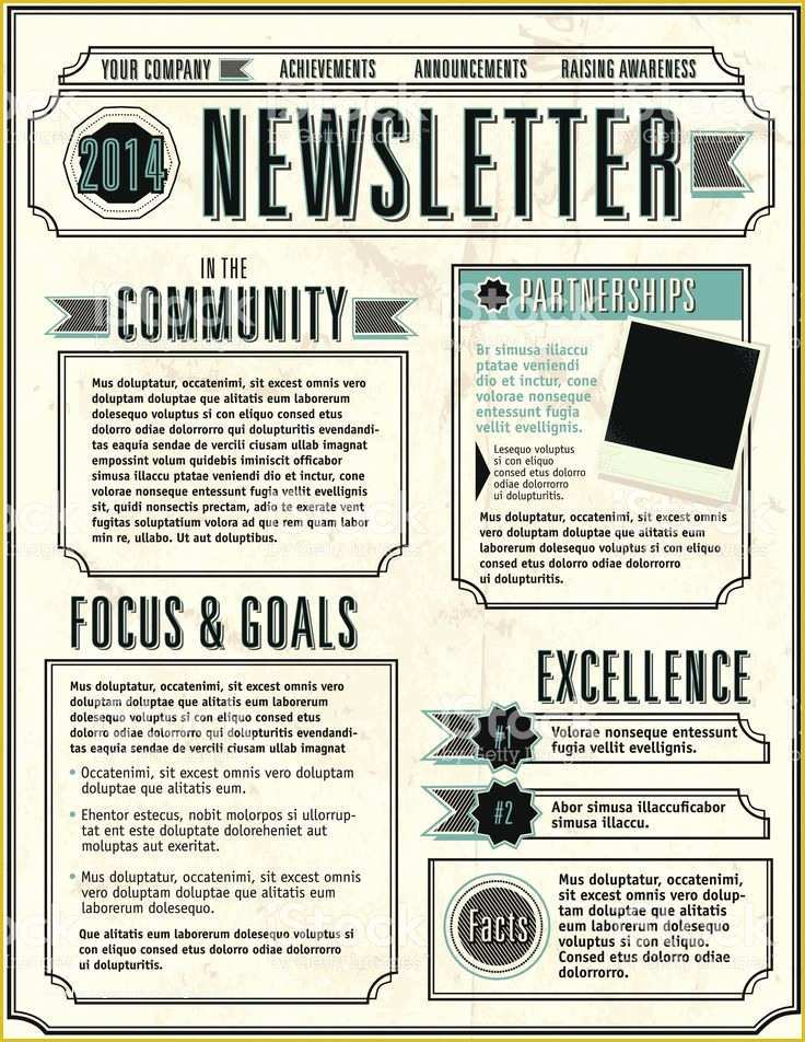 Simple Newsletter Templates Free Of Best 25 Newsletter Template Free Ideas On Pinterest