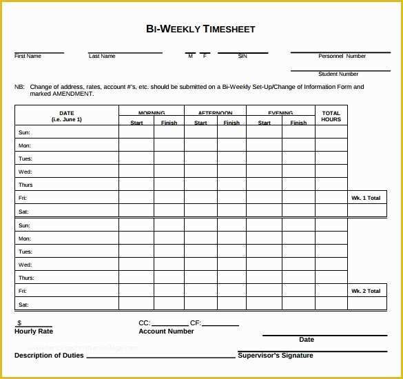 Simple Timesheet Template Free Of 29 Free Timesheet Templates – Free Sample Example format