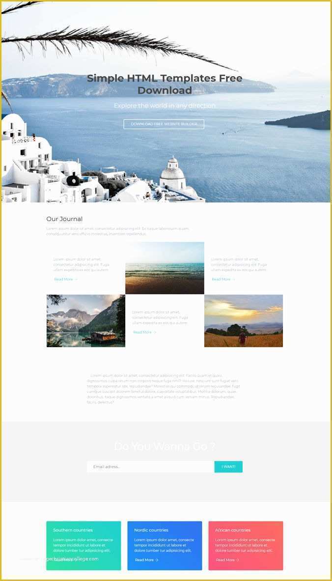 Simple Website Templates Free Download Of Website Templates