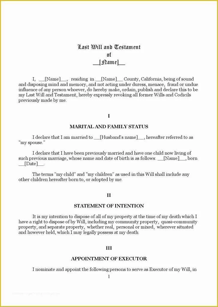 Simple Will Template Free Of Best 7 Arkansas Last Will and Testament Template form