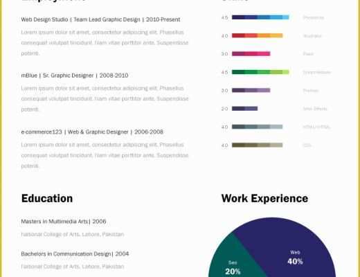 Single Page Resume Template Free Of 11 Psd E Page Resume Templates Designbump