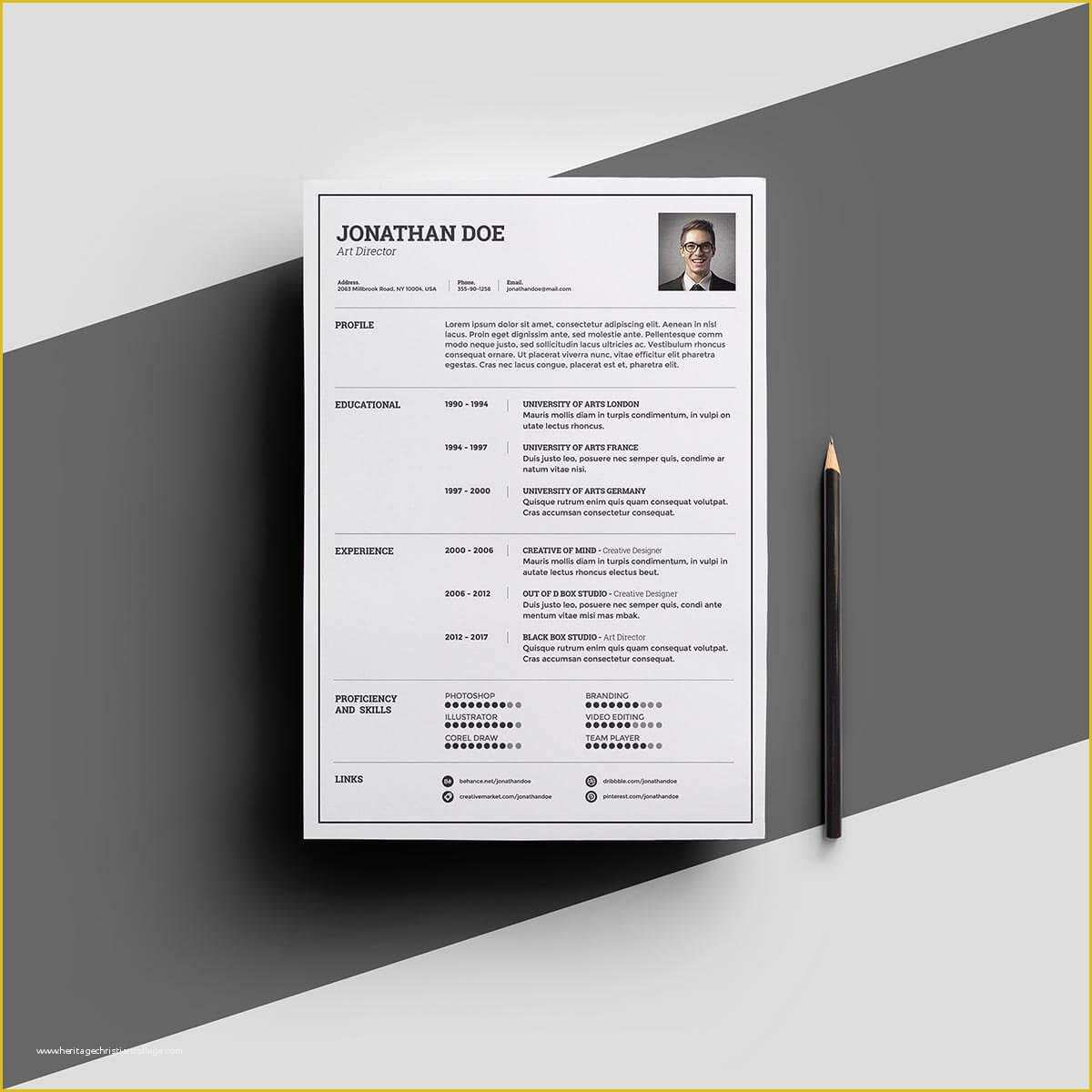 Single Page Resume Template Free Of E Page Resume Templates 15 Examples to Download and Use now