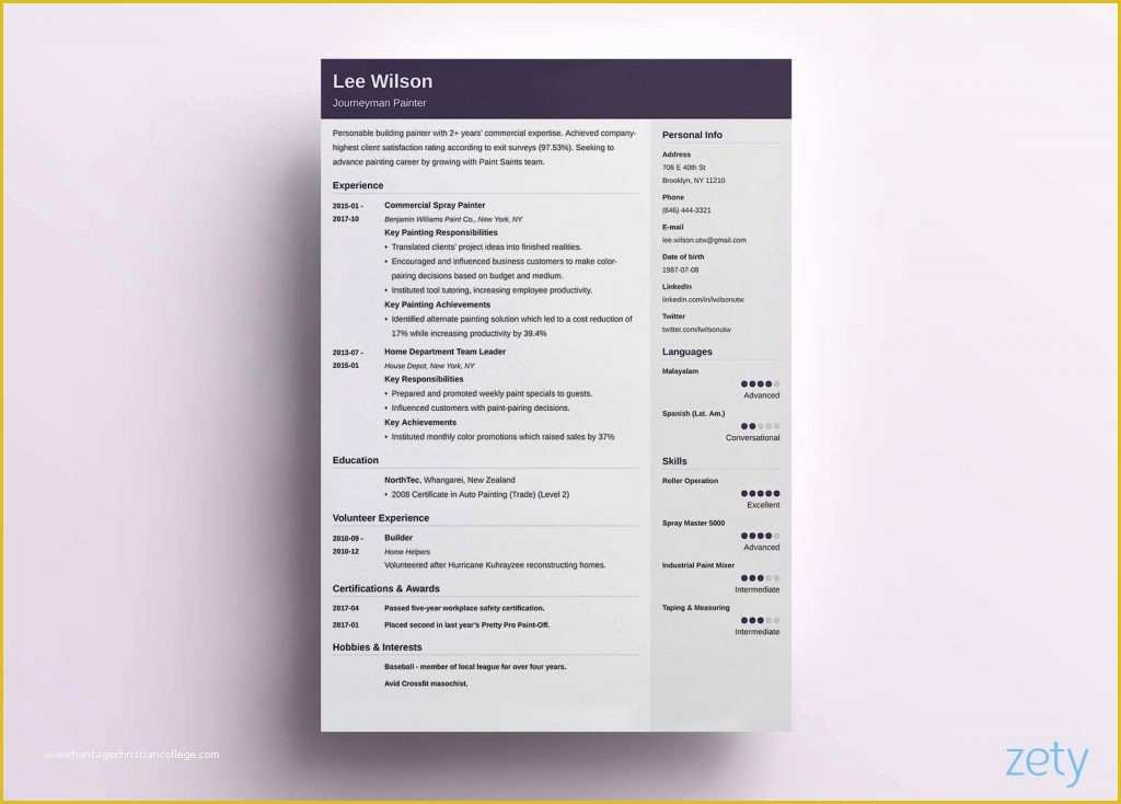 Single Page Resume Template Free Of Resume and Template E Page Resume Template Free E