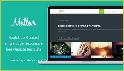 Single Page Website Template Free Of E Page Free HTML Css Website Template Bootstrap 3