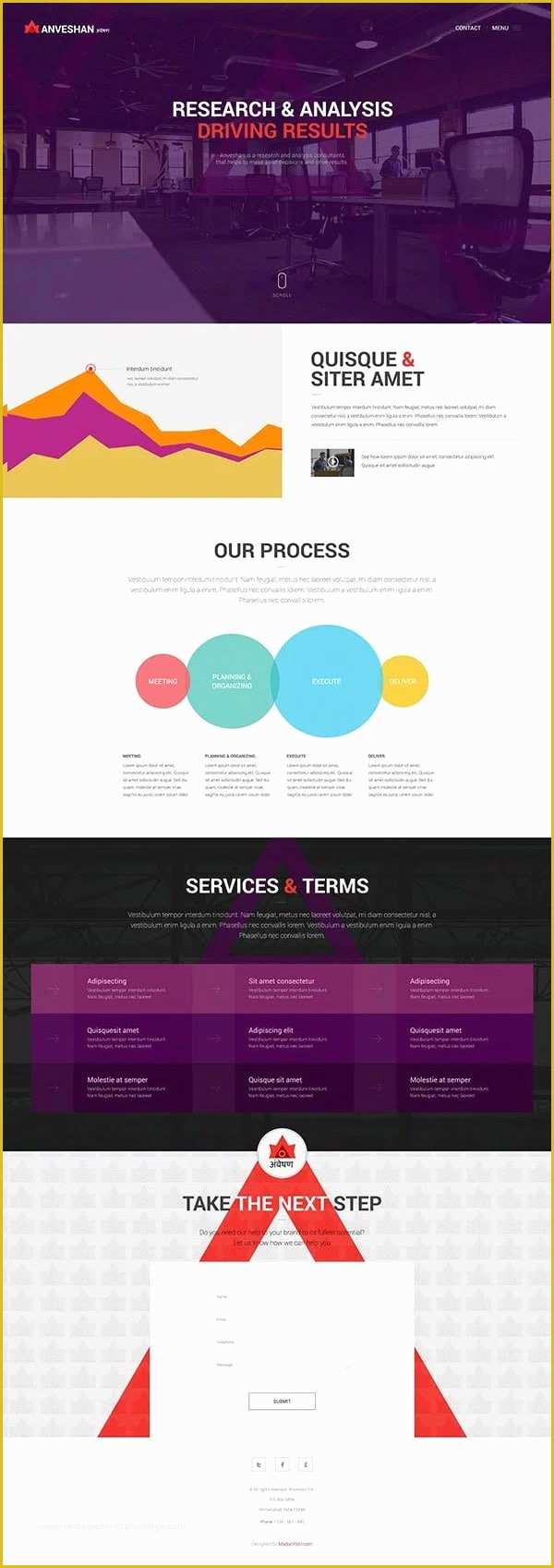 Single Page Website Template Free Of Free Single Page Website Templates Psd Css Author