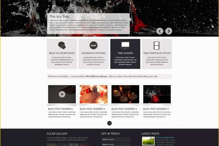 Site Template Free Of Freebie Radial Full Web Site Template Psd Premiumcoding