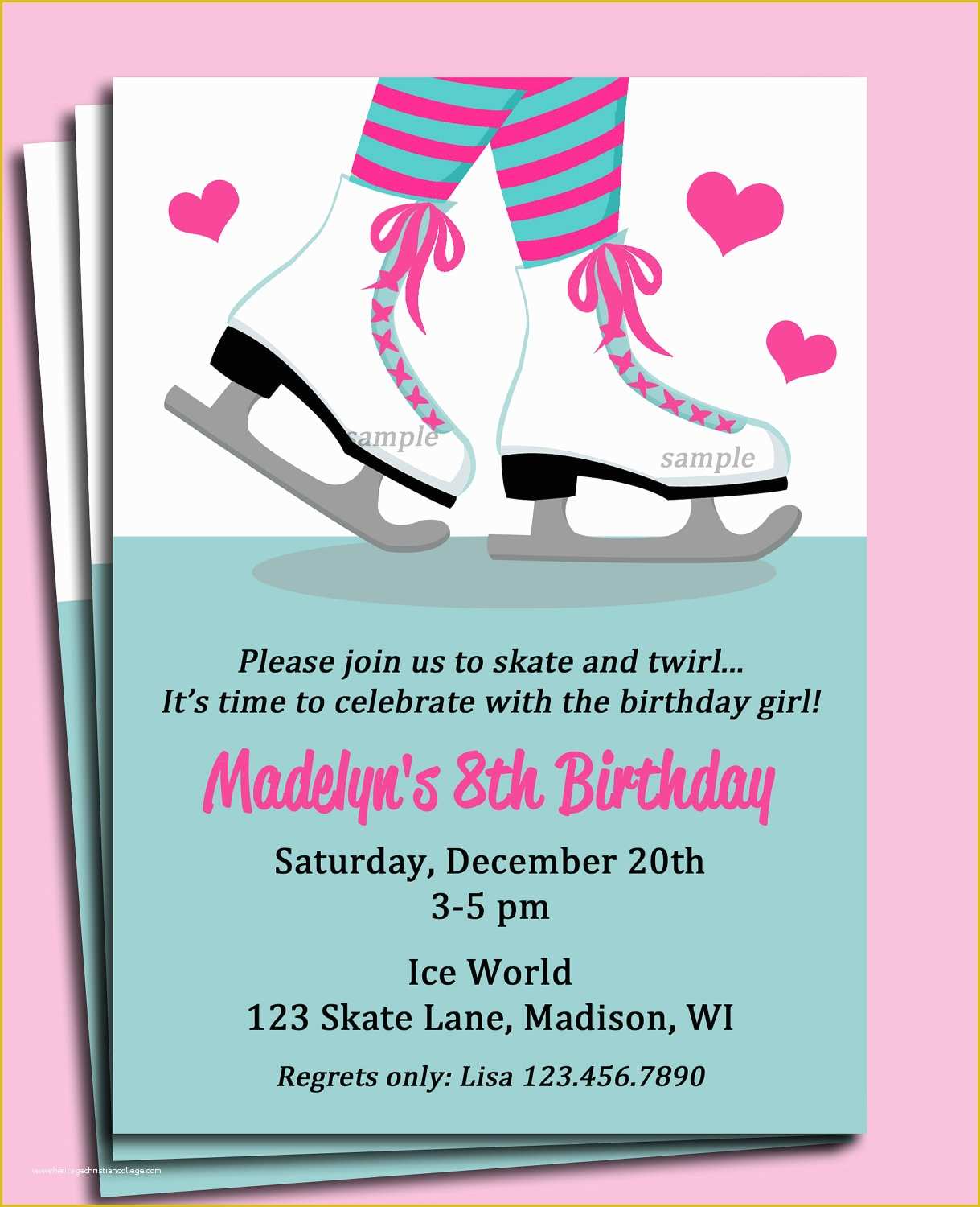 44 Skating Party Invitation Template Free Heritagechristiancollege
