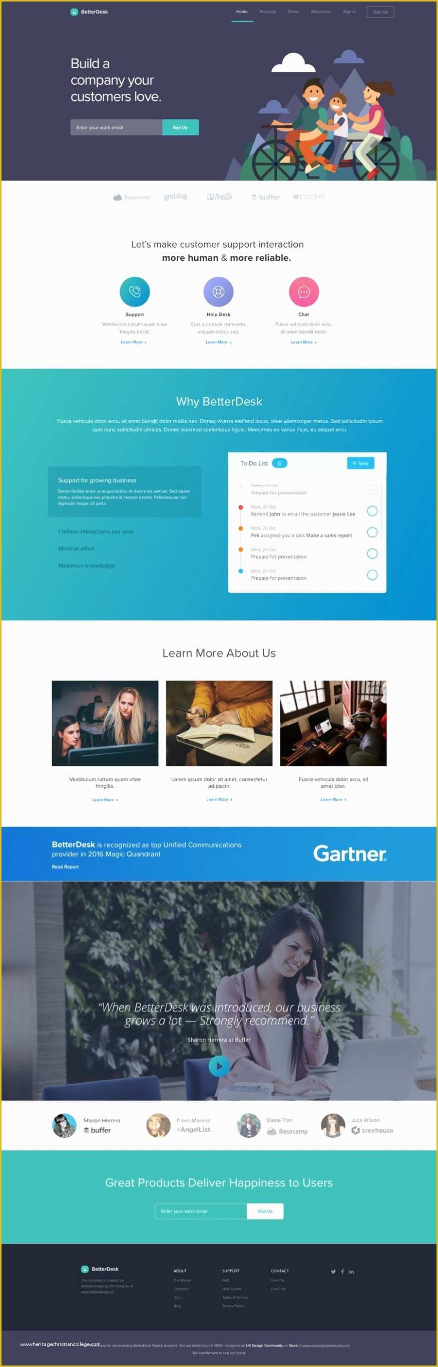 Sketch Website Template Free Of Betterdesk Sketch Website Template Graphic Ghost