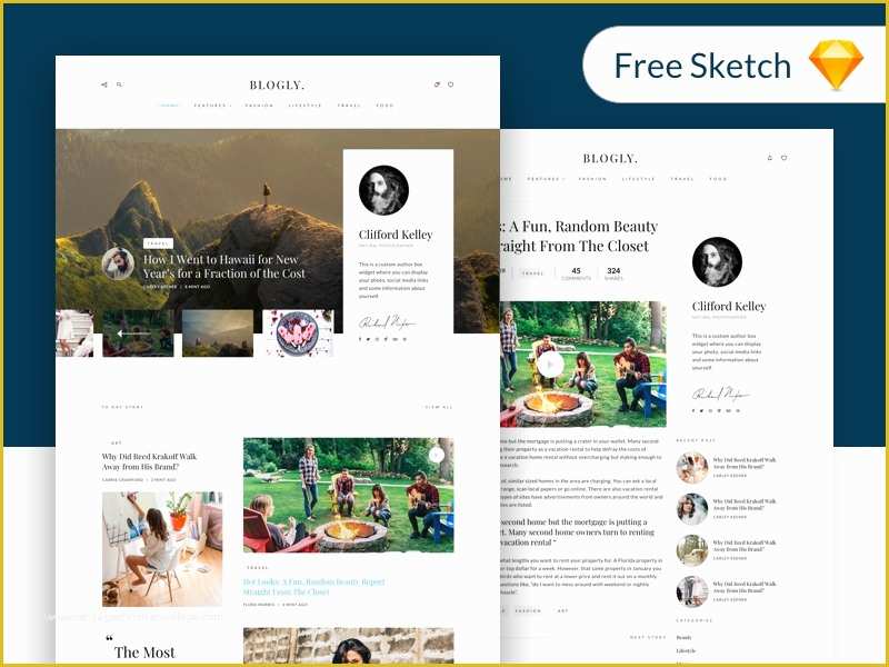 Sketch Website Template Free Of Free Website Sketch Template Blogly