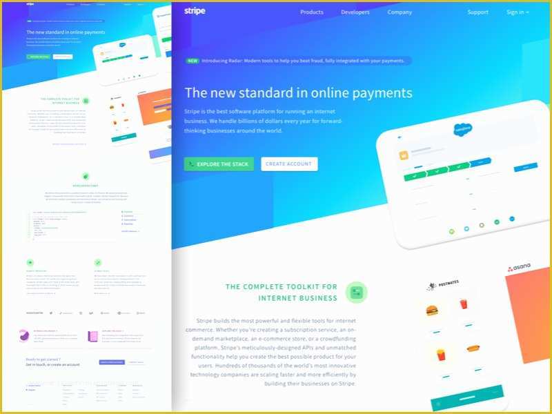 Sketch Website Template Free Of Stripe Website Template Stripe Website Homepage Sketch