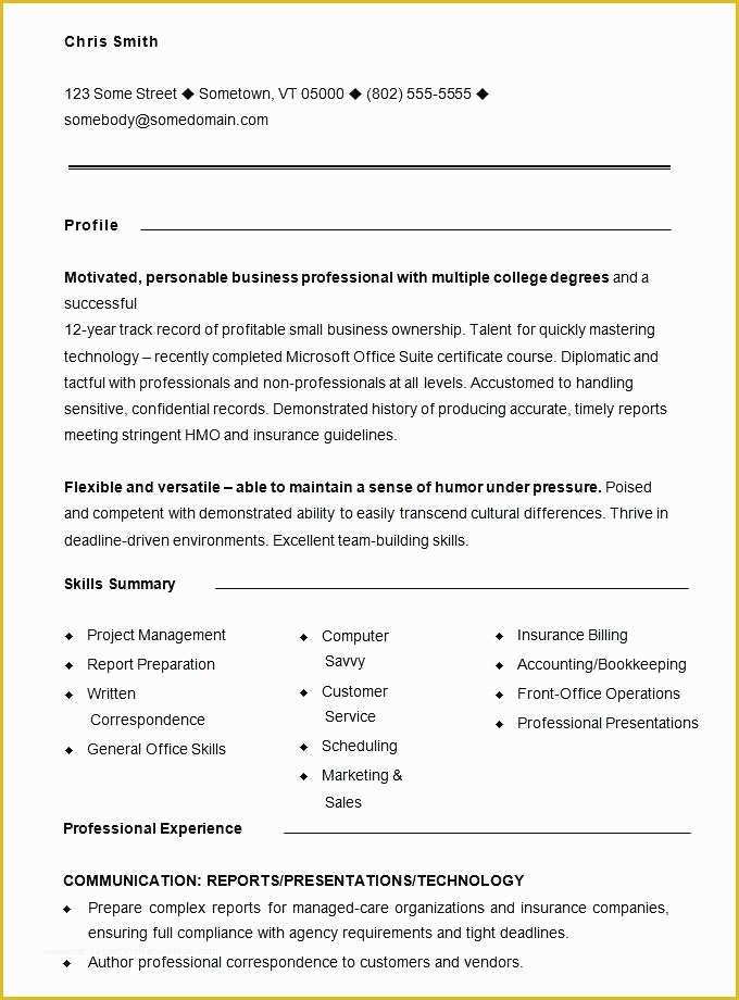 Skill Based Resume Template Free Download Of Monster Resume Sample