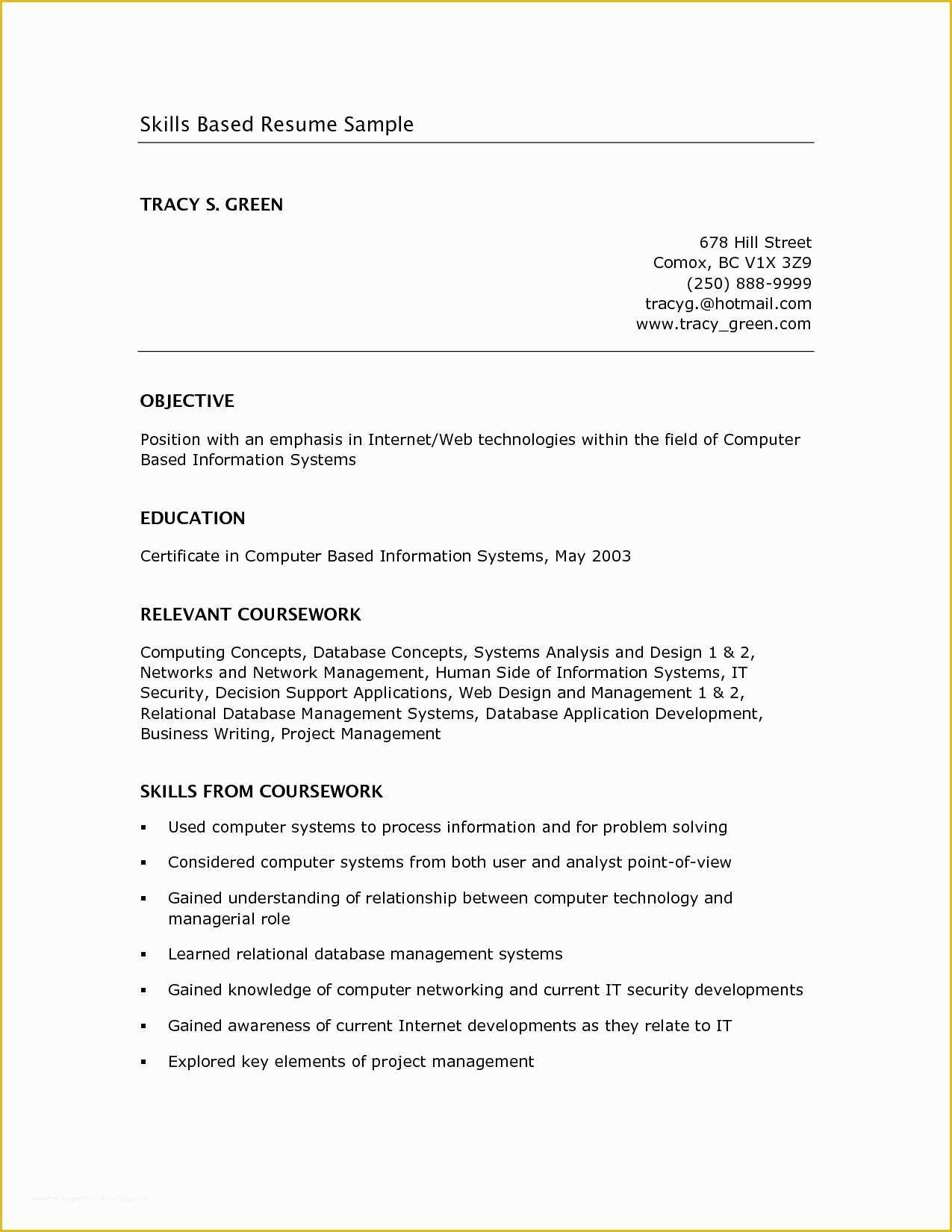 Skill Based Resume Template Free Download Of Skill Based Resume Template Free Download Beautiful Resume