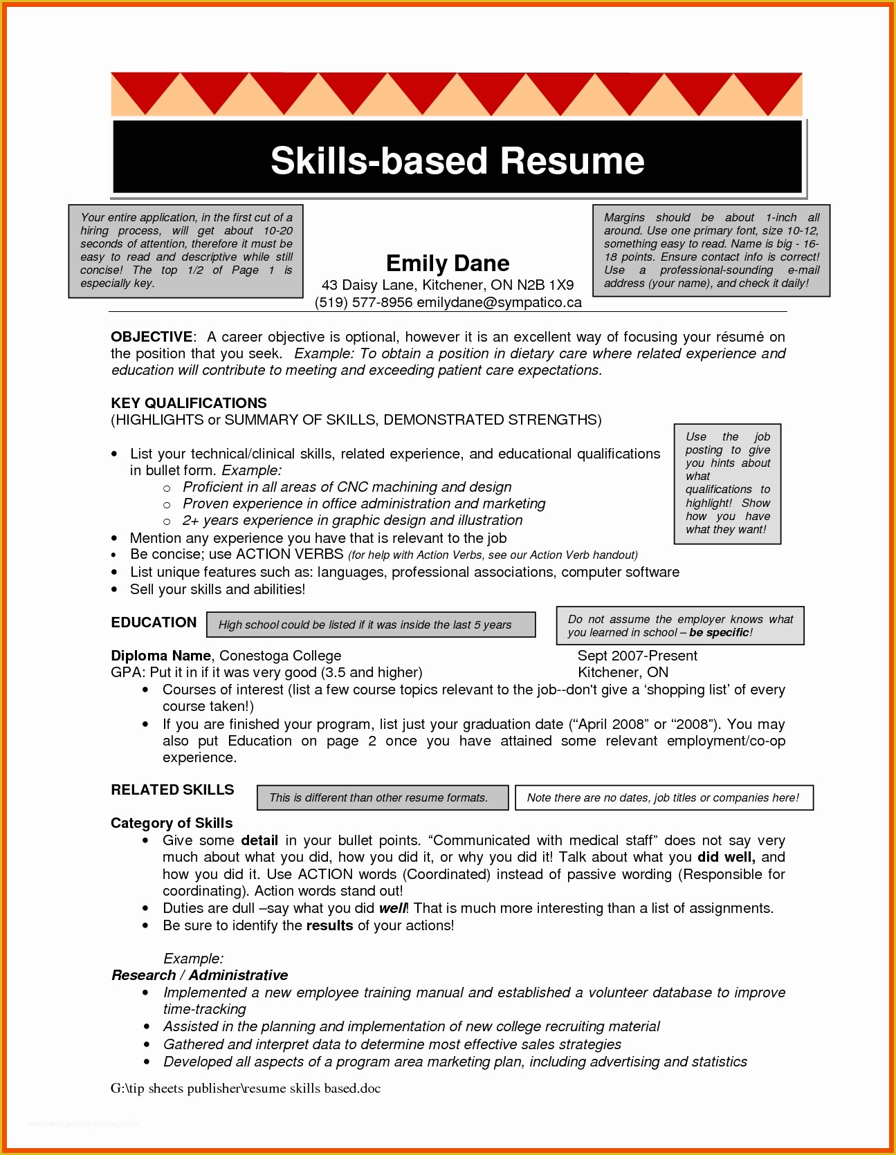 Skills Based Resume Template Free Of 7 8 Skills Based Resume