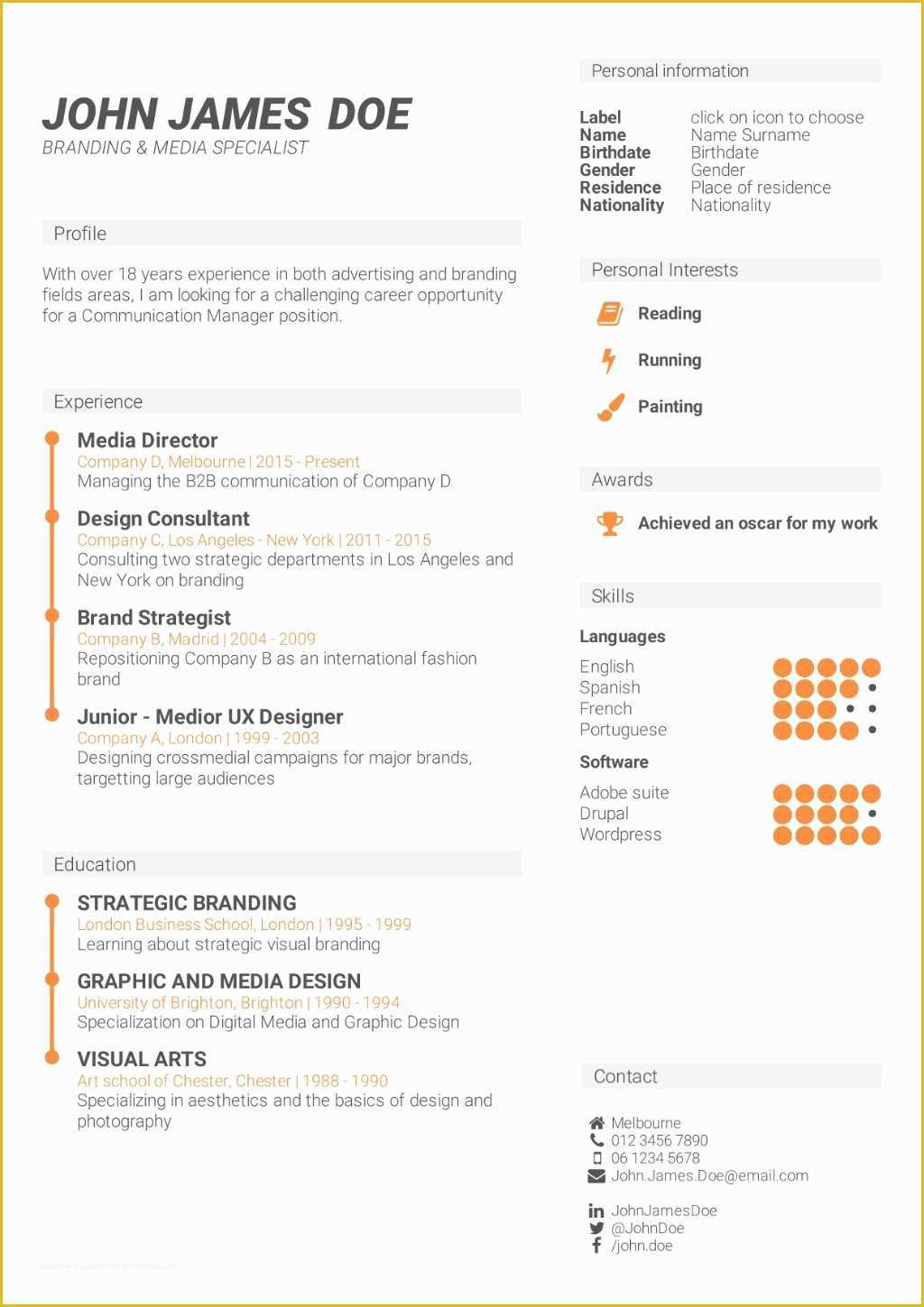 Skills Based Resume Template Free Of Resume and Template 52 Excelent Free Skills Resume