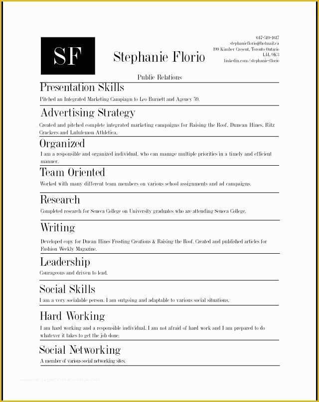 Skills Based Resume Template Free Of Skills Based Resume Hire Me Portfolio